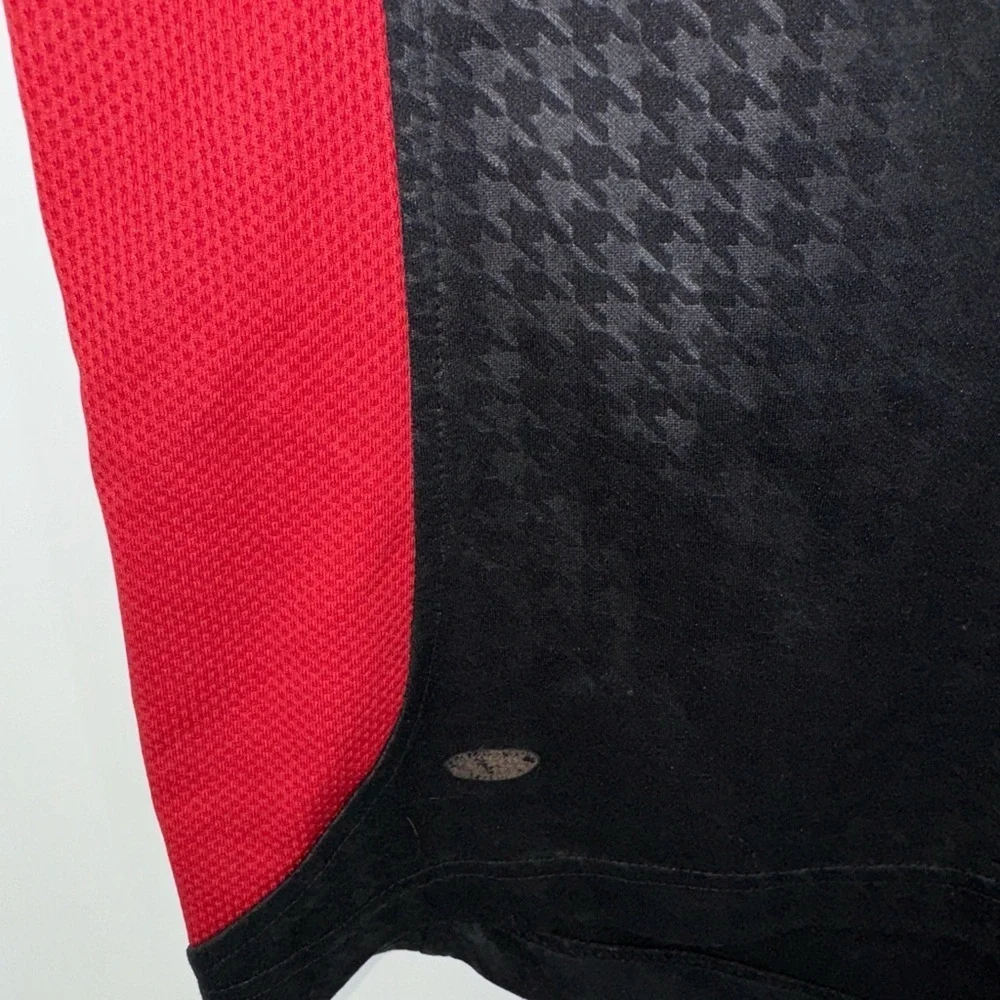 Adidas Black and Red Sports Jersey